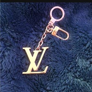 REAL Louis Vuitton Silver Keychain